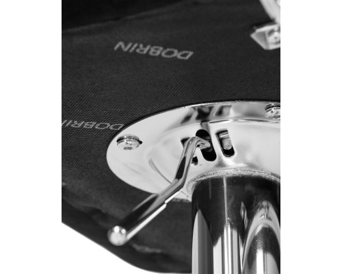 Набор 2 шт Стул барный DOBRIN KRUGER ARM, черный велюр (MJ9-101)