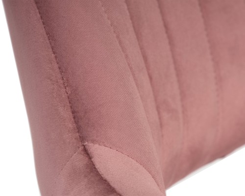 Набор 2 шт Стул барный DOBRIN CHARLY GOLD, розовый велюр (MJ9-32)