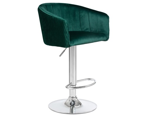 Стул барный DOBRIN DARCY, зеленый велюр (1922-9)