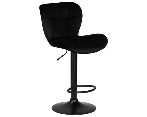 Набор 2 шт Стул барный DOBRIN BARNY BLACK, черный велюр (MJ9-101)