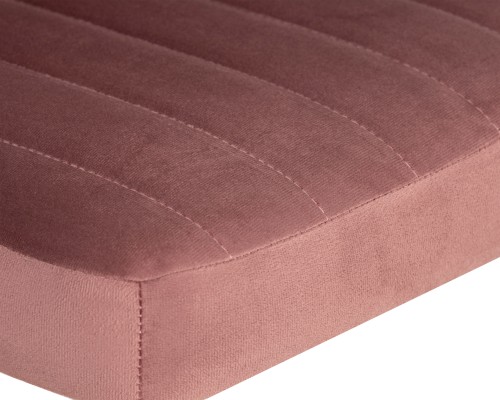 Набор 2 шт Стул барный DOBRIN CHARLY GOLD, розовый велюр (MJ9-32)