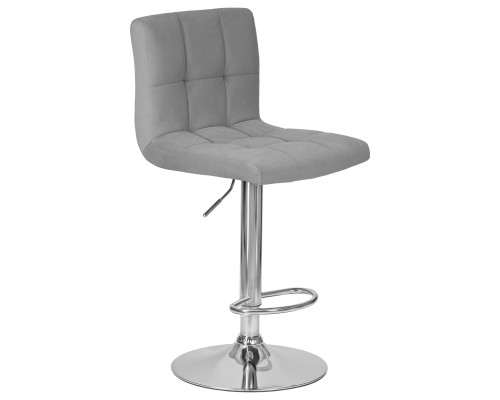 Набор 2 шт Стул барный DOBRIN CANDY, серый велюр (MJ9-75)