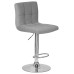 Набор 2 шт Стул барный DOBRIN CANDY, серый велюр (MJ9-75)