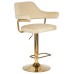 Стул барный DOBRIN CHARLY GOLD, бежевый велюр (MJ9-10)