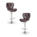 Набор 2 шт Стул барный DOBRIN BARNY, коричневый