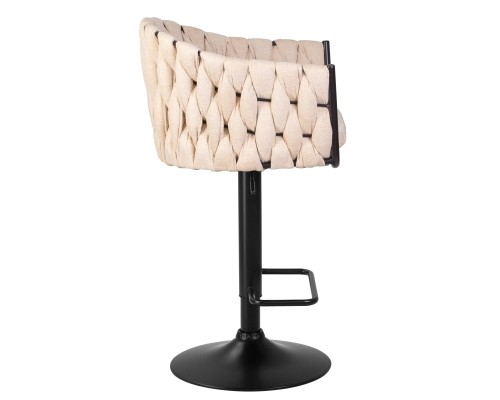 Набор 2 шт Стул барный DOBRIN LEON, бежевая ткань (LAR 275-1)