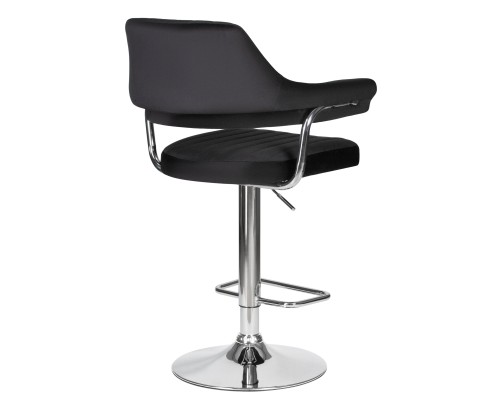Стул барный DOBRIN CHARLY, черный велюр (MJ9-101)