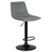 Стул барный DOBRIN TAILOR BLACK, серый велюр (MJ9-75)