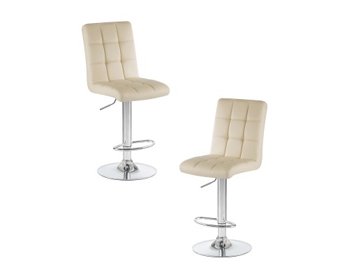 Набор 2 шт Стул барный DOBRIN KRUGER, кремовый