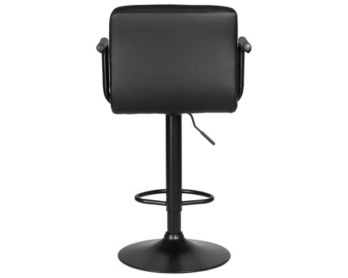 Набор 2 шт Стул барный DOBRIN KRUGER ARM BLACK, черный