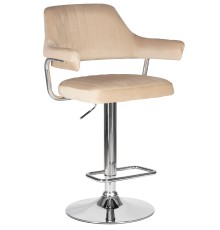 Стул барный DOBRIN CHARLY, бежевый велюр (MJ9-10)