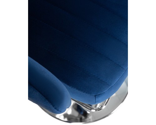 Стул барный DOBRIN CHARLY, синий велюр (MJ9-117)