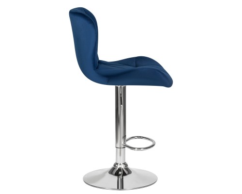 Набор 2 шт Стул барный DOBRIN BARNY, синий велюр (MJ9-117)