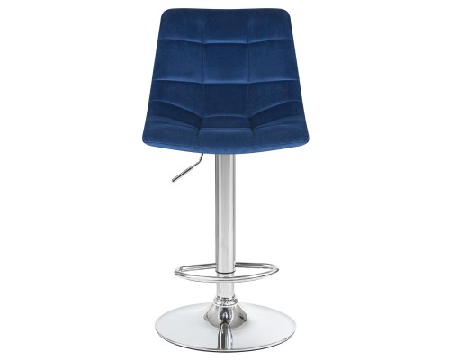 Набор 2 шт Стул барный DOBRIN TAILOR, синий велюр (MJ9-117)