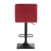 Набор 2 шт Стул барный DOBRIN DOMINIC, бордо велюр (MJ9-43)