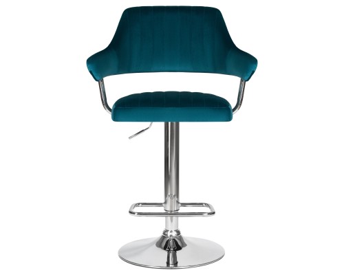 Набор 2 шт Стул барный DOBRIN CHARLY, морской волны велюр (MJ9-99)