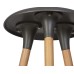 Табурет барный DOBRIN ROYCE, ножки светлый бук, цвет темно-серый (GR-04)