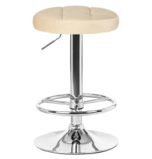 Табурет барный DOBRIN BRUNO, бежевый велюр (MJ9-10)