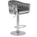 Набор 2 шт Стул барный DOBRIN MARCEL, серый велюр (MJ9-75)