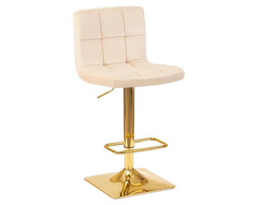Набор 2 шт Стул барный DOBRIN GOLDIE, бежевый велюр (MJ9-10)