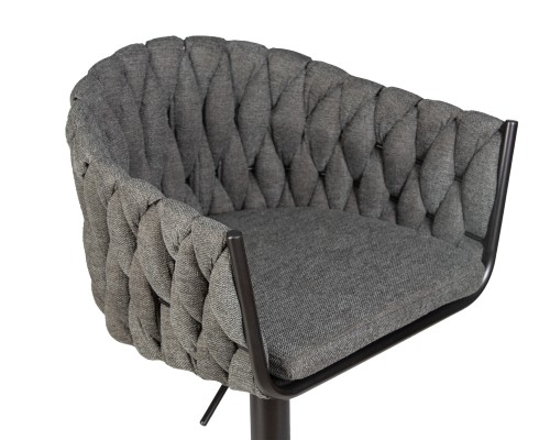 Набор 2 шт Стул барный DOBRIN LEON, графитовая ткань (LAR-275-21)