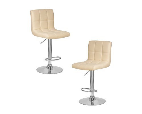 Набор 2 шт Стул барный DOBRIN CANDY, кремовый
