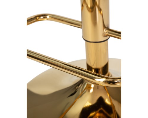 Набор 2 шт Стул барный DOBRIN CHARLY GOLD, серый велюр (MJ9-75)