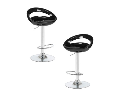 Набор 2 шт Стул барный DOBRIN DISCO, чёрный