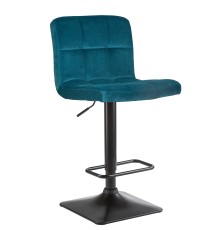 Стул барный DOBRIN DOMINIC, морской волны велюр (MJ9-99)