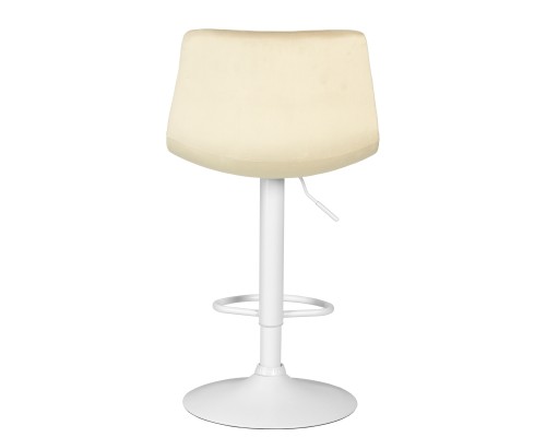 Набор 2 шт Стул барный DOBRIN TAILOR WHITE, бежевый велюр (MJ9-10)