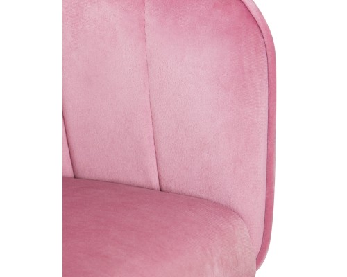 Стул барный DOBRIN DARCY, розовый велюр (1922-16)