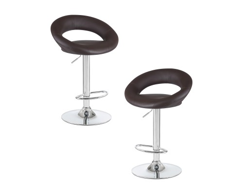 Набор 2 шт Стул барный DOBRIN MIRA, коричневый