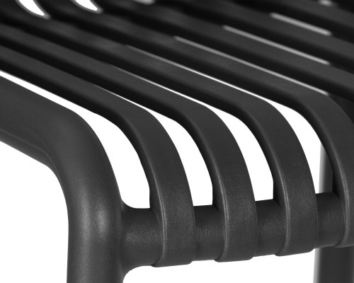 Набор 4 шт Стул барный DOBRIN CHLOE BAR, темно-серый