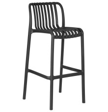 Стул барный DOBRIN CHLOE BAR, темно-серый (GR-04)