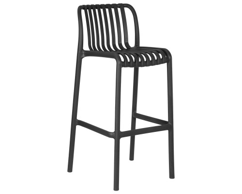 Набор 4 шт Стул барный DOBRIN CHLOE BAR, темно-серый