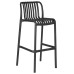 Набор 4 шт Стул барный DOBRIN CHLOE BAR, темно-серый