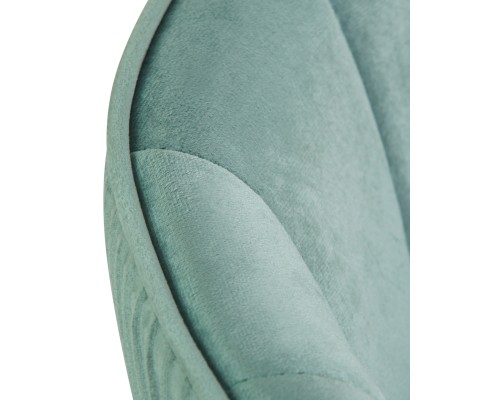 Стул барный DOBRIN DARCY, мятный велюр (1922-8)