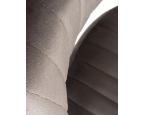 Стул барный DOBRIN CHARLY, серый велюр (MJ9-75)