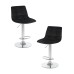 Набор 2 шт Стул барный DOBRIN TAILOR, черный велюр (MJ9-101)