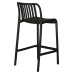 Набор 4 шт Стул полубарный DOBRIN CHLOE, черный