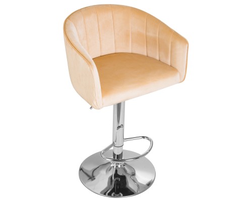Стул барный DOBRIN DARCY, песочный велюр (1922-3)