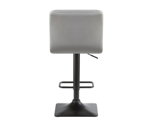 Набор 2 шт Стул барный DOBRIN DOMINIC, серый велюр (MJ9-75)