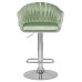 Стул барный DOBRIN MARCEL, пудрово-мятный велюр (MJ9-87)