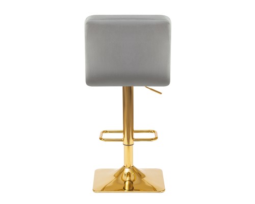 Набор 2 шт Стул барный DOBRIN GOLDIE, серый велюр (MJ9-75)