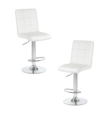 Набор 2 шт Стул барный DOBRIN KRUGER, белый