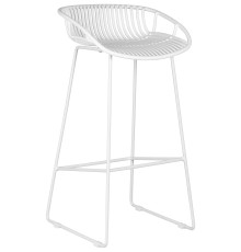 Стул барный DOBRIN FRANK, белый