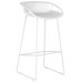 Стул барный DOBRIN FRANK, белый