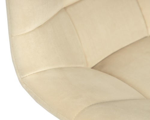 Набор 2 шт Стул барный DOBRIN TAILOR WHITE, бежевый велюр (MJ9-10)