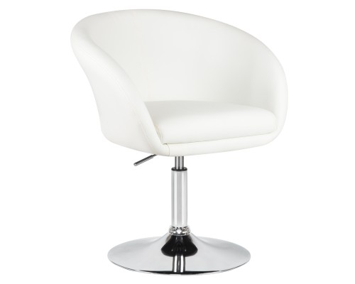 Кресло дизайнерское DOBRIN EDISON, белый