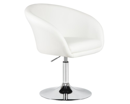 Кресло дизайнерское DOBRIN EDISON, белый